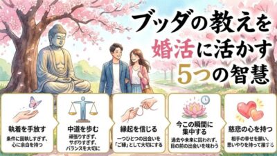 婚活!ブッダの教え｜頑張りすぎて疲れたあなたへ贈るバランスの智慧