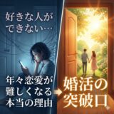 婚活いつまで続ける？終わりが見えない婚活を半年で卒業する方法